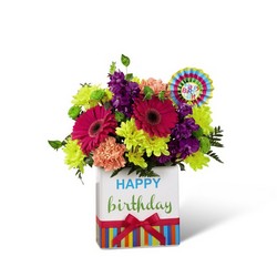 The FTD Birthday Brights Bouquet From Rogue River Florist, Grant's Pass Flower Delivery